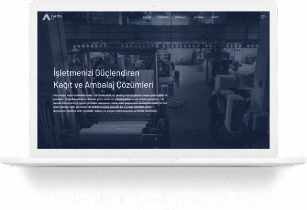 aras kagit wordpress web design 1
