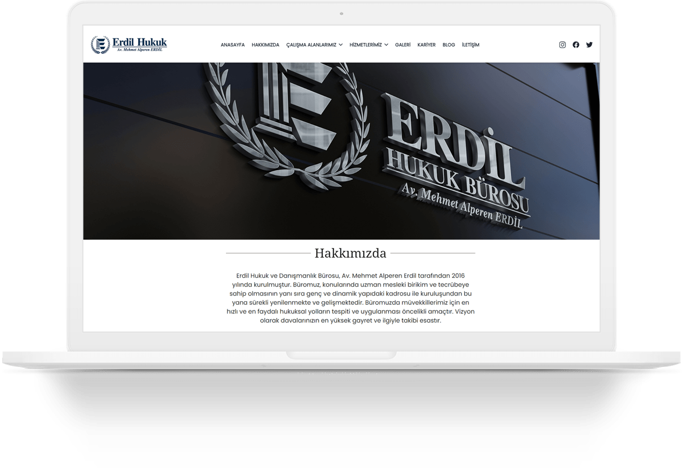 erdil hukuk burosu law office wordpress web tasarim