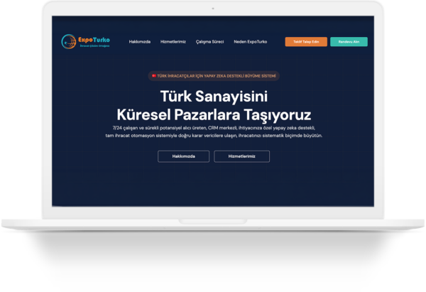 ExpoTurko 2 expoturko wordpress web sitesi tasarimi