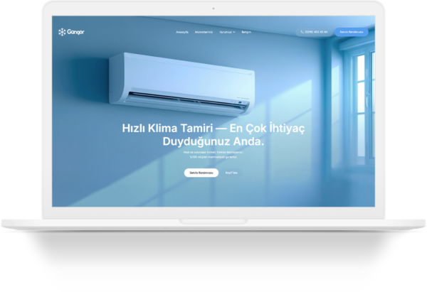 Güngör İklimlendirme 4 gungor iklimlendirme wordpress web site tasarimi