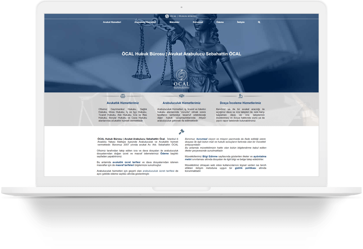 ocal law office wordpress web tasarim