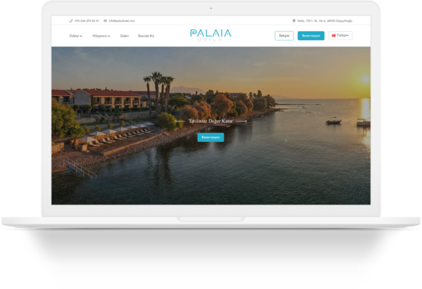 palaia hotel wordpress website tasarimi