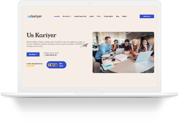 uskariyer wordpress web sitesi tasarimi