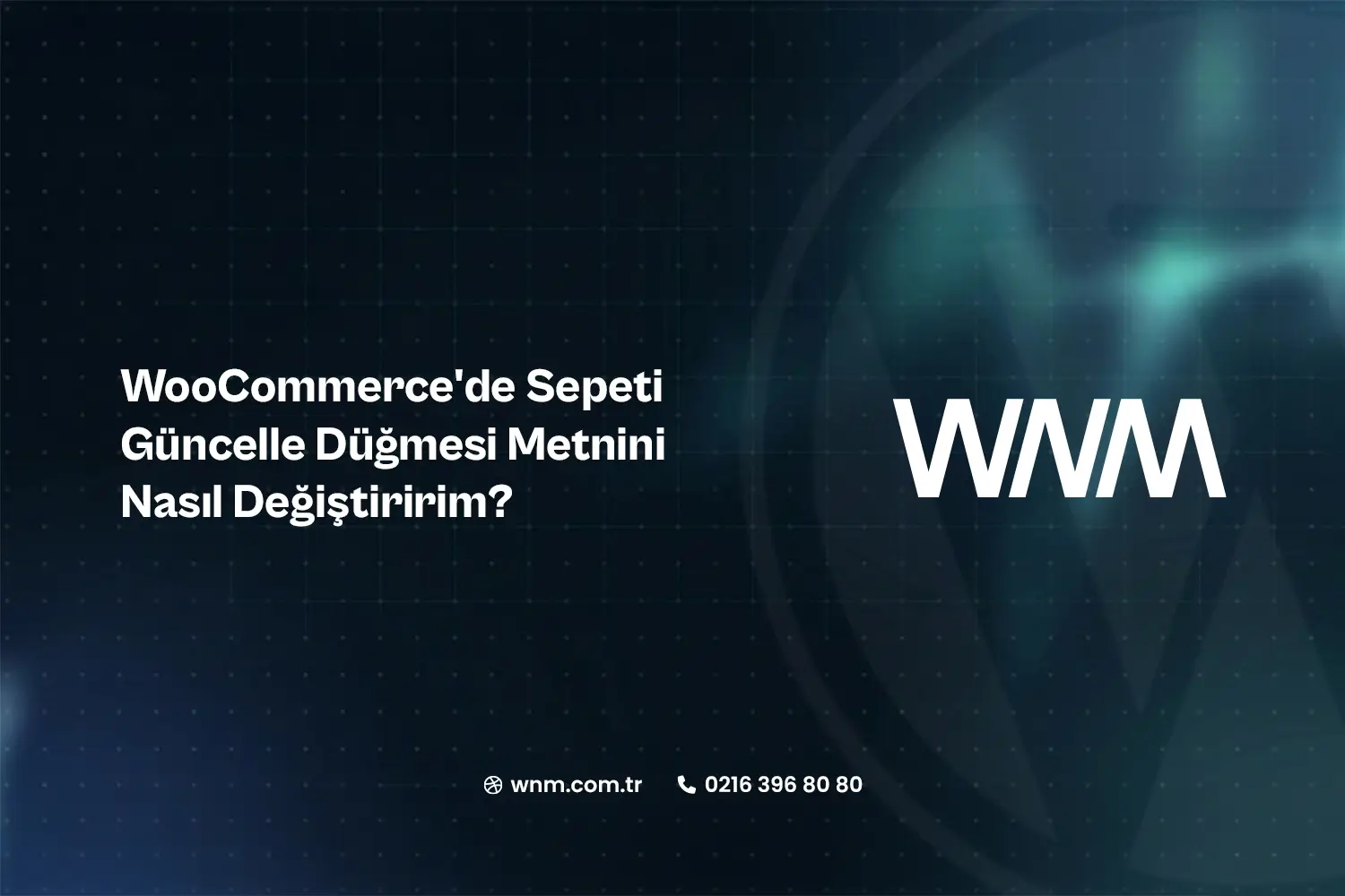 WooCommerce'de Sepeti Güncelle Düğmesi Metnini Nasıl Değiştiririm?