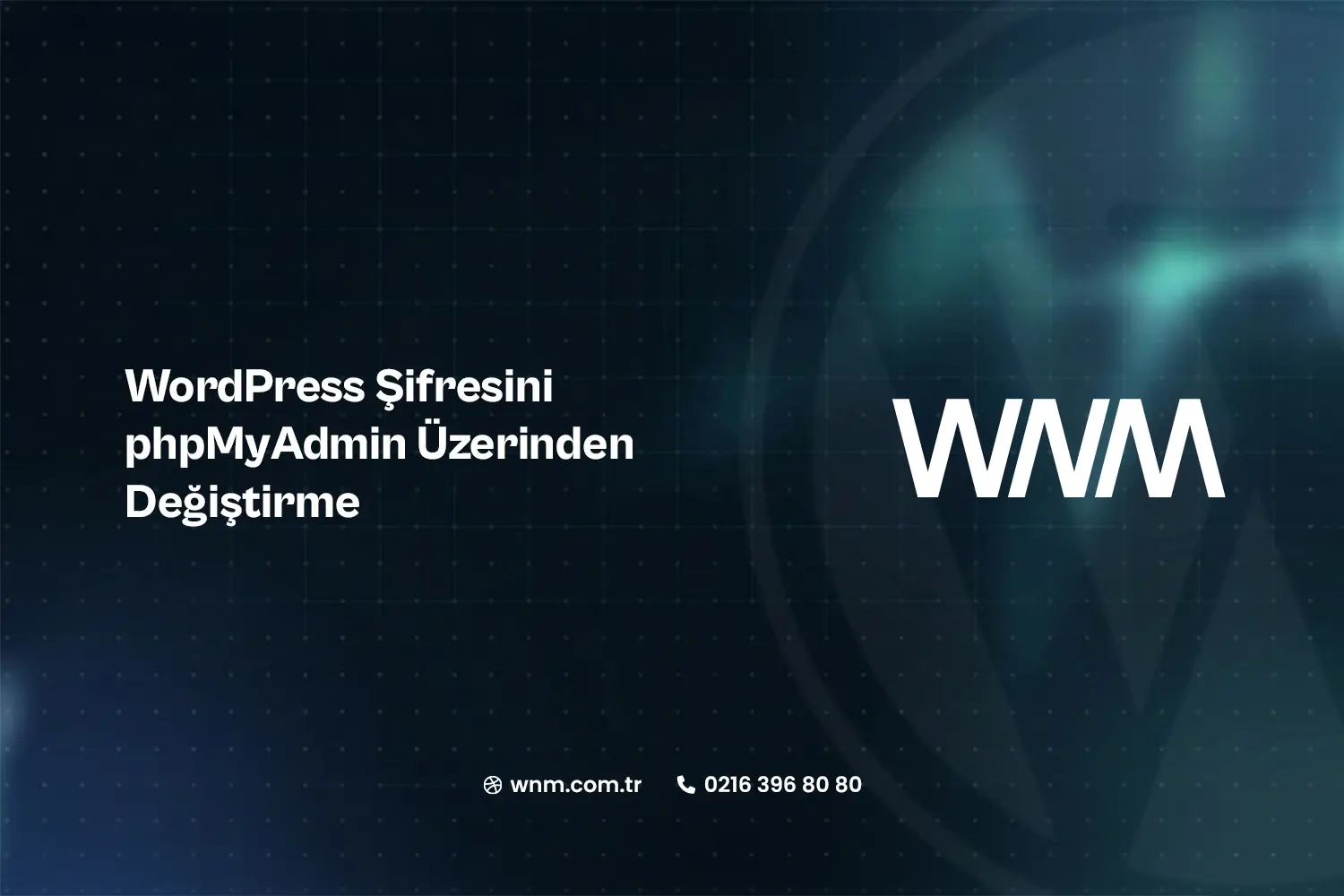 WordPress Şifresini phpMyAdmin Üzerinden Değiştirme
