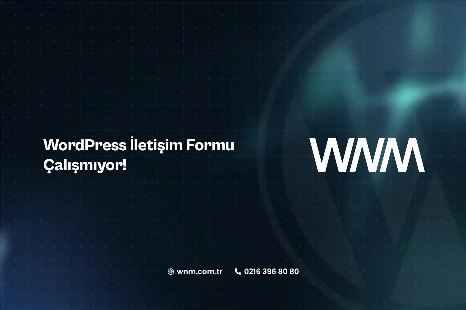 WordPress İletişim Formu Çalışmıyor!