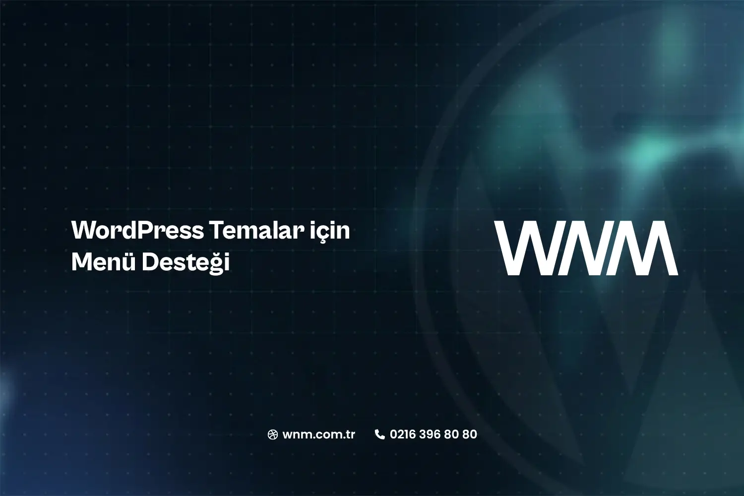 WordPress Temalar için Menü Desteği