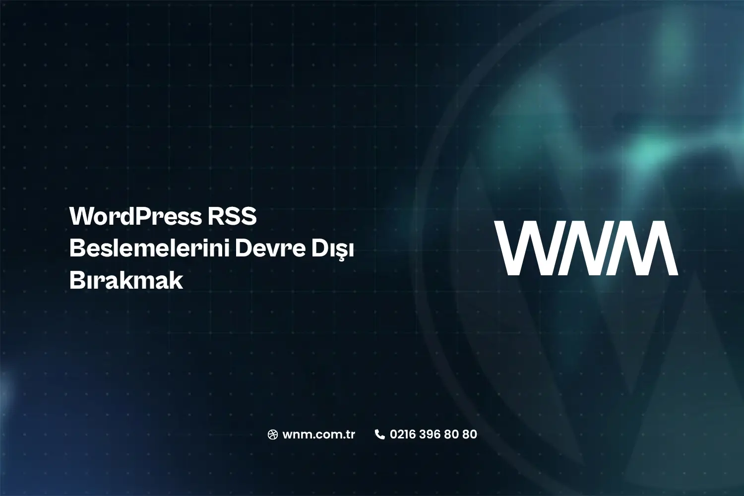 WordPress RSS Beslemelerini Devre Dışı Bırakmak